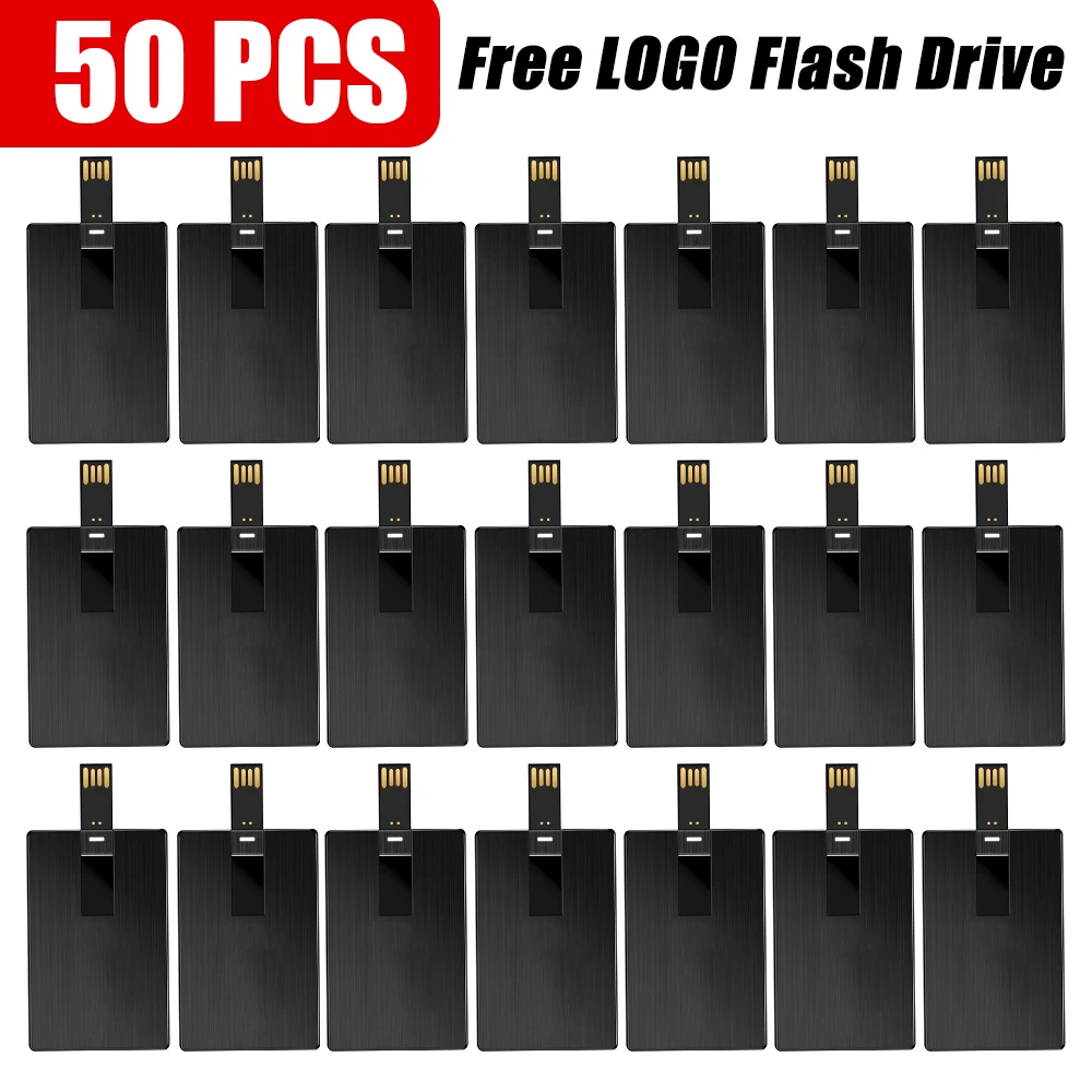 50pcs Credit Card Memory Storage USB 2.0 Flash Drive 4GB 8GB 16GB 32GB 64GB 128GB Pen Drive Free Custom your Logo Gift U Disk
50pcs Credit Card Memory Storage USB 2.0 Flash Drive 4GB 8GB 16GB 32GB 64GB 128GB Pen Drive Free Custom your Logo Gift U Disk