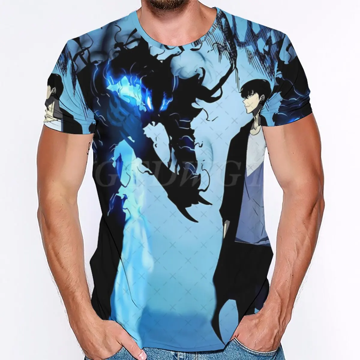 Anime Solo Leveling 3D Print T Shirt Men Women Fashion Short Sleeve T-shirt Sung Jin Woo Tops Tees Korea Manga Men's Clothing
Anime Solo Leveling 3D Print T Shirt Men Women Fashion Short Sleeve T-shirt Sung Jin Woo Tops Tees Korea Manga Men's Clothing