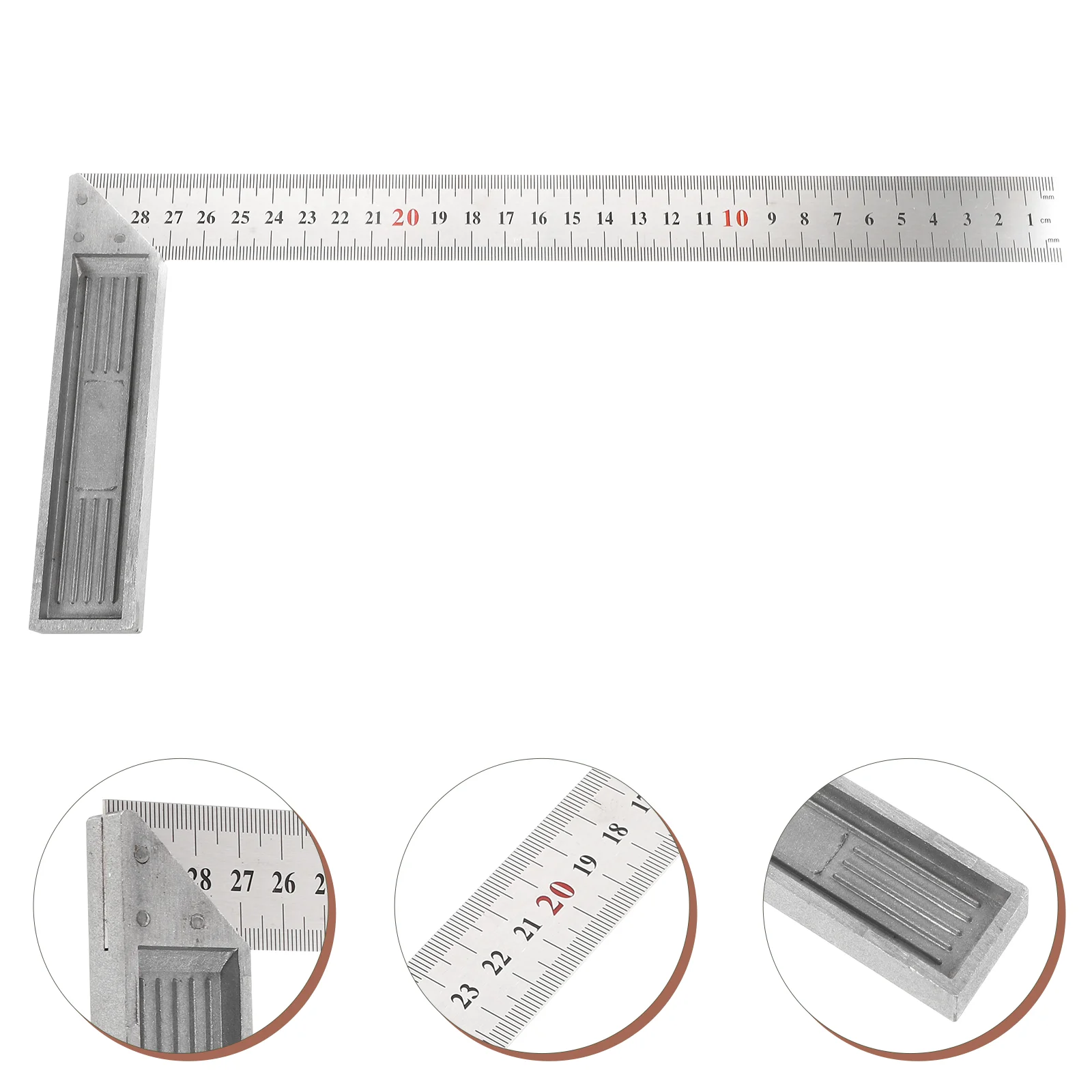 1PC Thickened Stainless Steel Angle Ruler 300mm Metal Measuring Tool Framing Square Woodworking Ruler Accessories
1PC Thickened Stainless Steel Angle Ruler 300mm Metal Measuring Tool Framing Square Woodworking Ruler Accessories