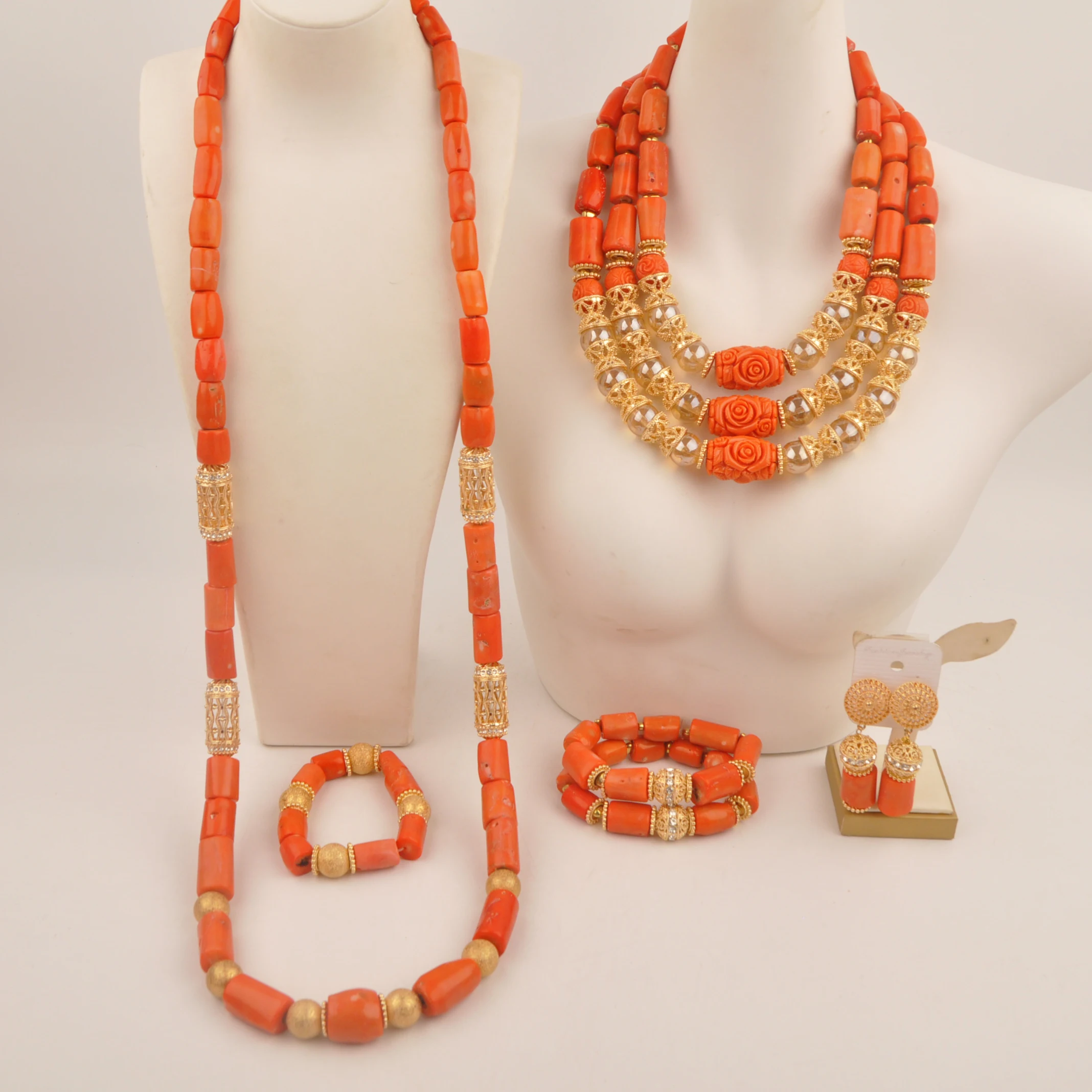 Orange Necklace Wedding Fashion Nigeria Jewelry Natural Coral Collection Africa
Orange Necklace Wedding Fashion Nigeria Jewelry Natural Coral Collection Africa