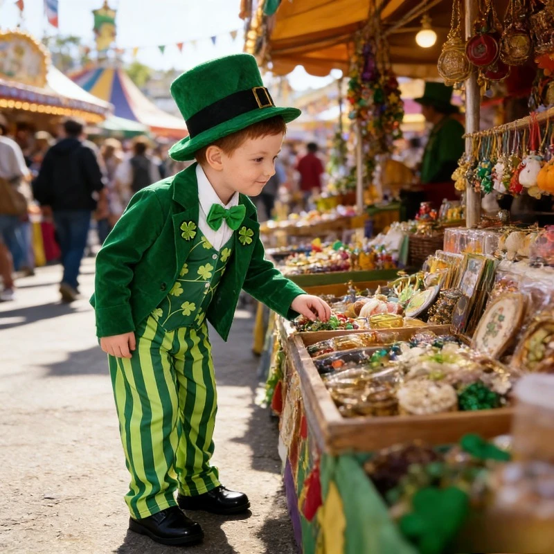 Костюм ирландской феи Green Clover для вечеринки в честь Дня Святого Патрика, весеннее платье-костюм
Костюм ирландской феи Green Clover для вечеринки в честь Дня Святого Патрика, весеннее платье-костюм