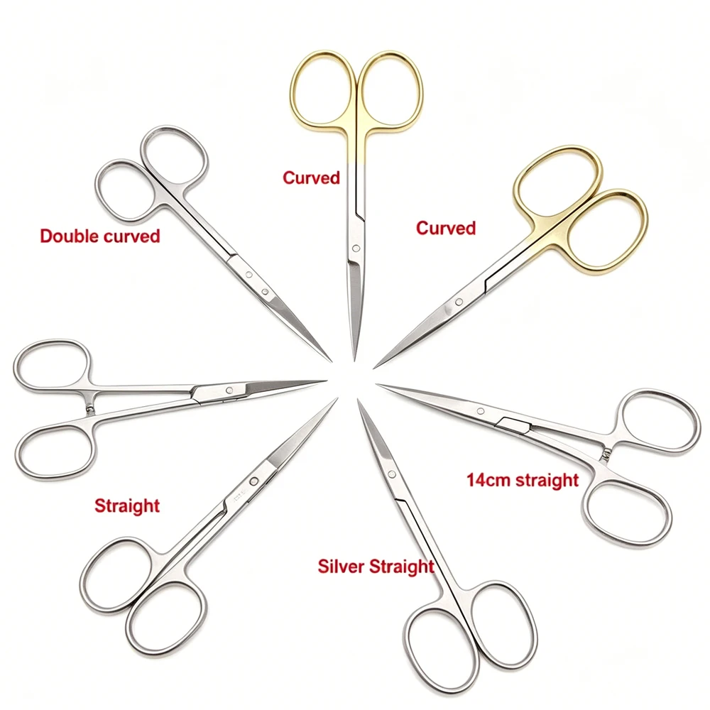 Straight and Curved Stainless Steel Dental Surgical Scissors for Ophthalmic and Oral Medical Procedures
Straight and Curved Stainless Steel Dental Surgical Scissors for Ophthalmic and Oral Medical Procedures