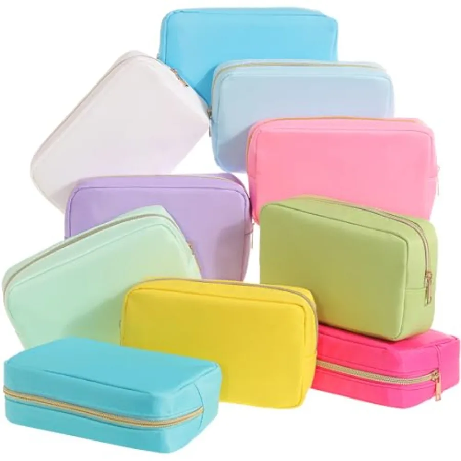 10 Pieces Nylon Makeup Bag Cosmetic Bags for Women Reusable Makeup Organizer Bag Cosmetic Travel Bag Big Capacity Toiletry Trav
10 Pieces Nylon Makeup Bag Cosmetic Bags for Women Reusable Makeup Organizer Bag Cosmetic Travel Bag Big Capacity Toiletry Trav
