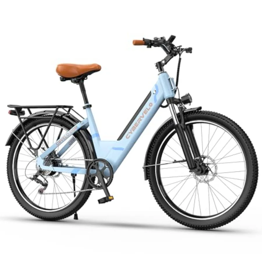 Adult electric bike for commuting and all-terrain use, aluminum alloy frame, snow white, 750W motor with 80-mile range and remo
Adult electric bike for commuting and all-terrain use, aluminum alloy frame, snow white, 750W motor with 80-mile range and remo