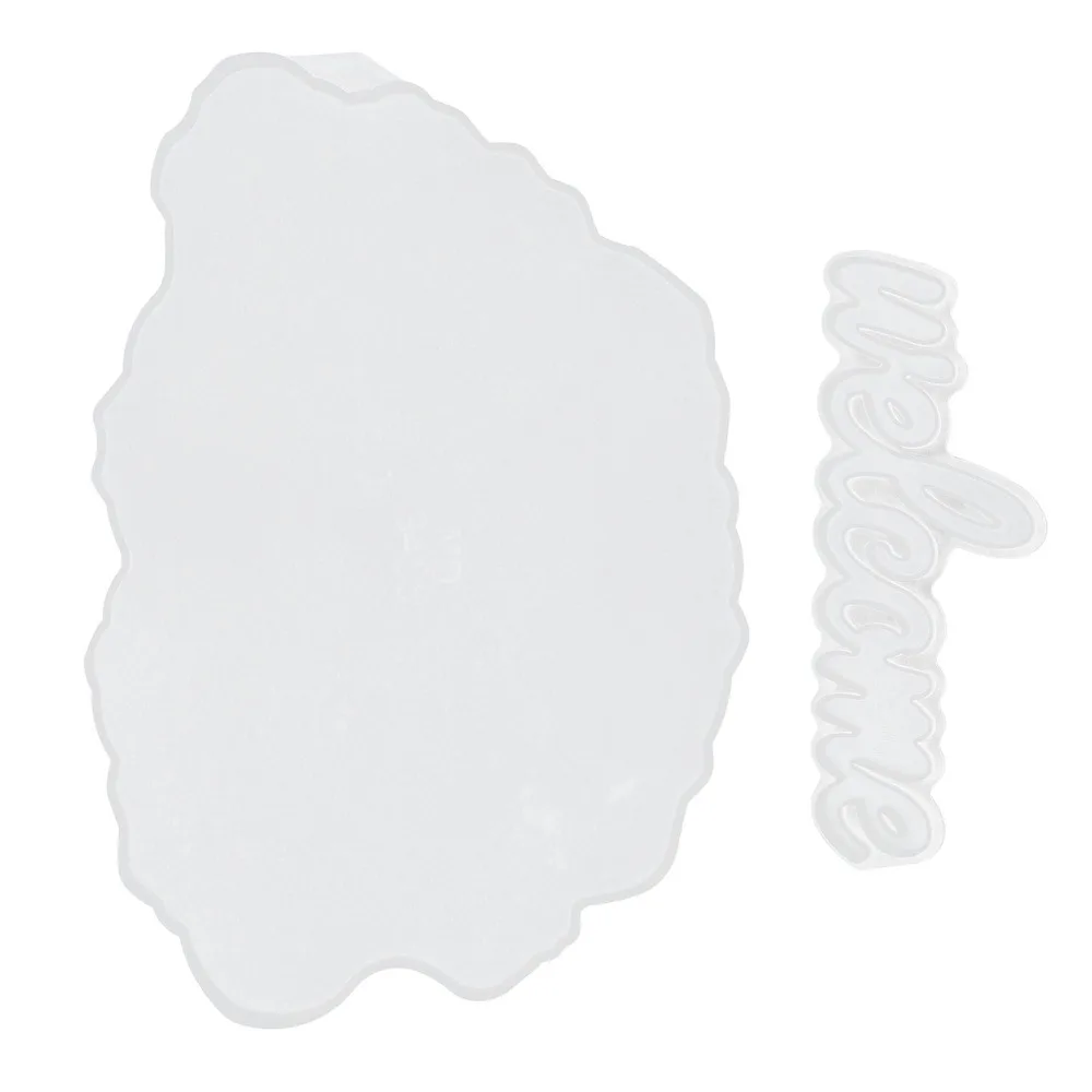 2pcs Large Welcome Mould Reusable Flexible Beach Waves Silicone Cloud Doorplate Irregular DIY Welcome Sign Mould Office Decor
2pcs Large Welcome Mould Reusable Flexible Beach Waves Silicone Cloud Doorplate Irregular DIY Welcome Sign Mould Office Decor