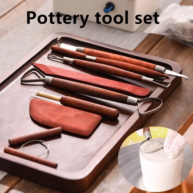 8pcs Set Double Head Design Wooden Repair Clay cutter Pottery Tools DIY Ceramic Handicrafts Sculpture Modeling Making Tools
8pcs Set Double Head Design Wooden Repair Clay cutter Pottery Tools DIY Ceramic Handicrafts Sculpture Modeling Making Tools