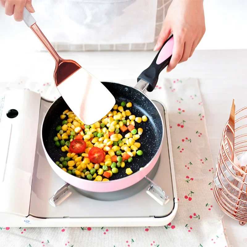 Rose Gold Kitchen Utensil Set With Holder Modern Cooking Utensils Non Stick Whisk Ladle Spatula Spoon Turner Steel Kitchenware
Rose Gold Kitchen Utensil Set With Holder Modern Cooking Utensils Non Stick Whisk Ladle Spatula Spoon Turner Steel Kitchenware