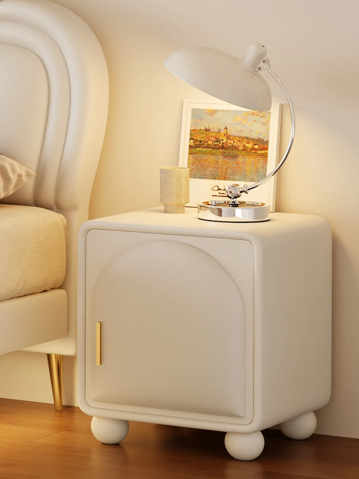Simple solid wood soft bag bedside table ins bedroom cream wind Internet celebrity bedside small apartment storage
Simple solid wood soft bag bedside table ins bedroom cream wind Internet celebrity bedside small apartment storage