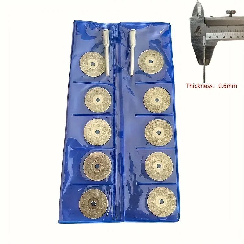 12pcs Mini Cutting Discs, Removable Grinding Wheel Circular Saw Blade, Multi-purpose for Carving, Cutting, Polishing, Tool
12pcs Mini Cutting Discs, Removable Grinding Wheel Circular Saw Blade, Multi-purpose for Carving, Cutting, Polishing, Tool