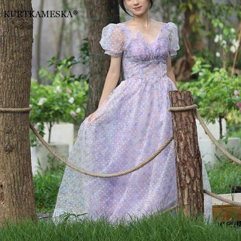 Floral Print Dress Purple Evening Dresses Puff Sleeves Party Dress A line Long Formal Occasion Dress Customized Party Dresses
Floral Print Dress Purple Evening Dresses Puff Sleeves Party Dress A line Long Formal Occasion Dress Customized Party Dresses
