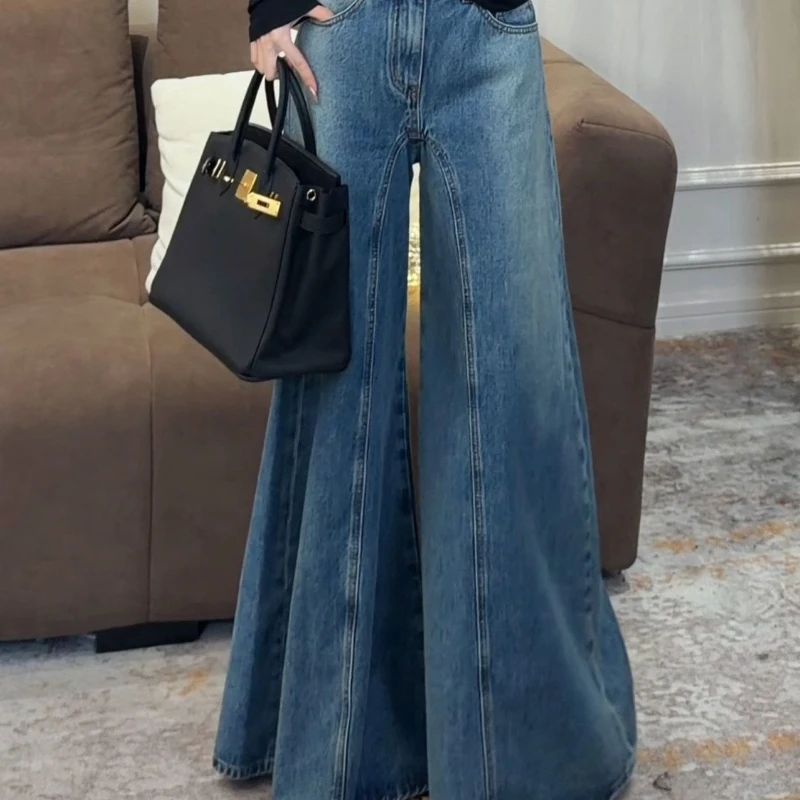 High Waisted Wide Leg Jeans for Women, 2026 Spring/summer New Design, Loose and Slimming Straight Leg Floor Pants
High Waisted Wide Leg Jeans for Women, 2026 Spring/summer New Design, Loose and Slimming Straight Leg Floor Pants