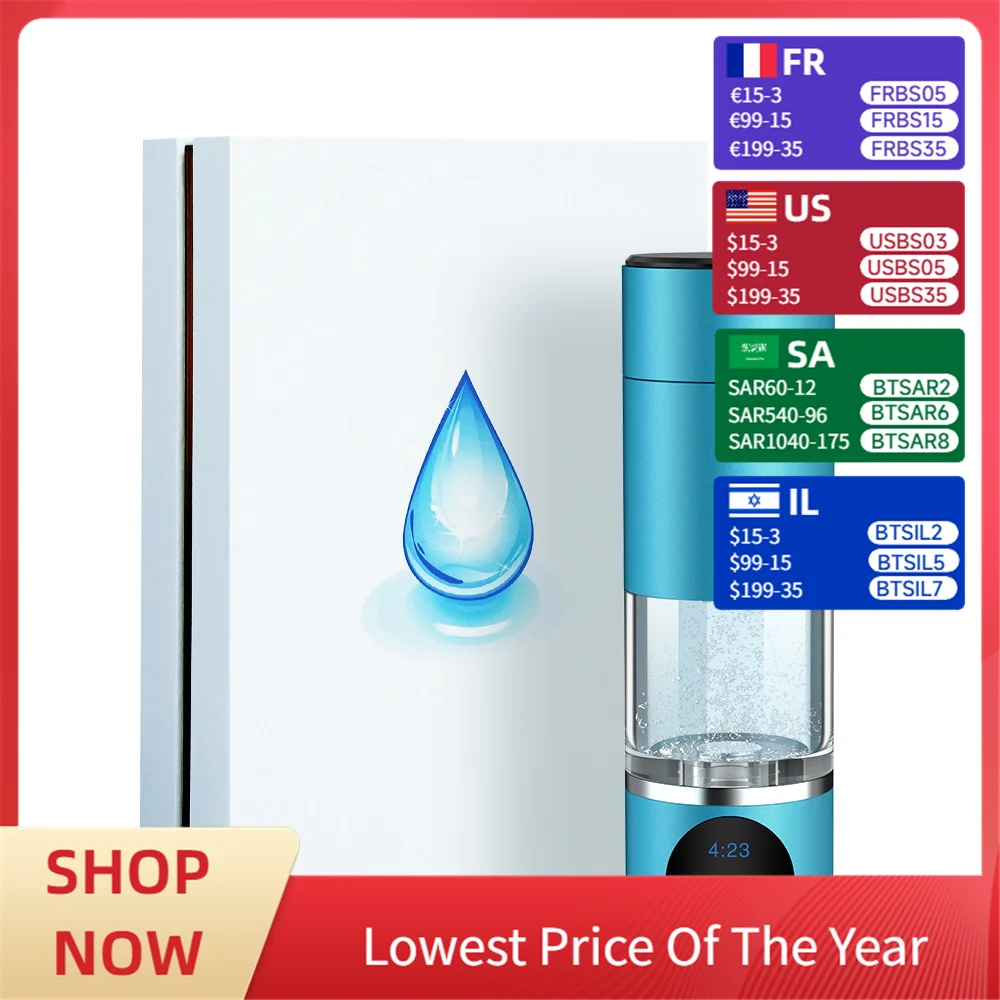 6000ppb Hydrogen-Rich Water Cup Purifier H2 Water Filter 2024 Portable Premium Hydrogen Water Bottle Generator
6000ppb Hydrogen-Rich Water Cup Purifier H2 Water Filter 2024 Portable Premium Hydrogen Water Bottle Generator
