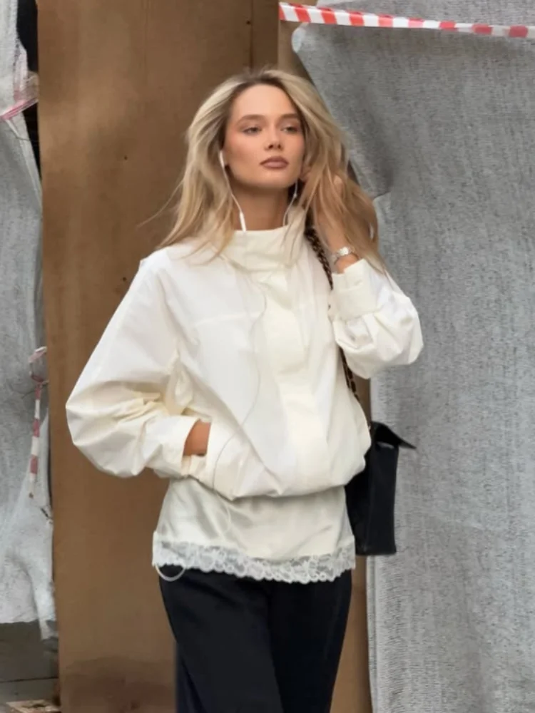 Casual Street Hoody Women Jacket Long Sleeve Drawstring Waist-Closed Zippers Female Streetwear 2025 Autumn Lady Outwear New
Casual Street Hoody Women Jacket Long Sleeve Drawstring Waist-Closed Zippers Female Streetwear 2025 Autumn Lady Outwear New