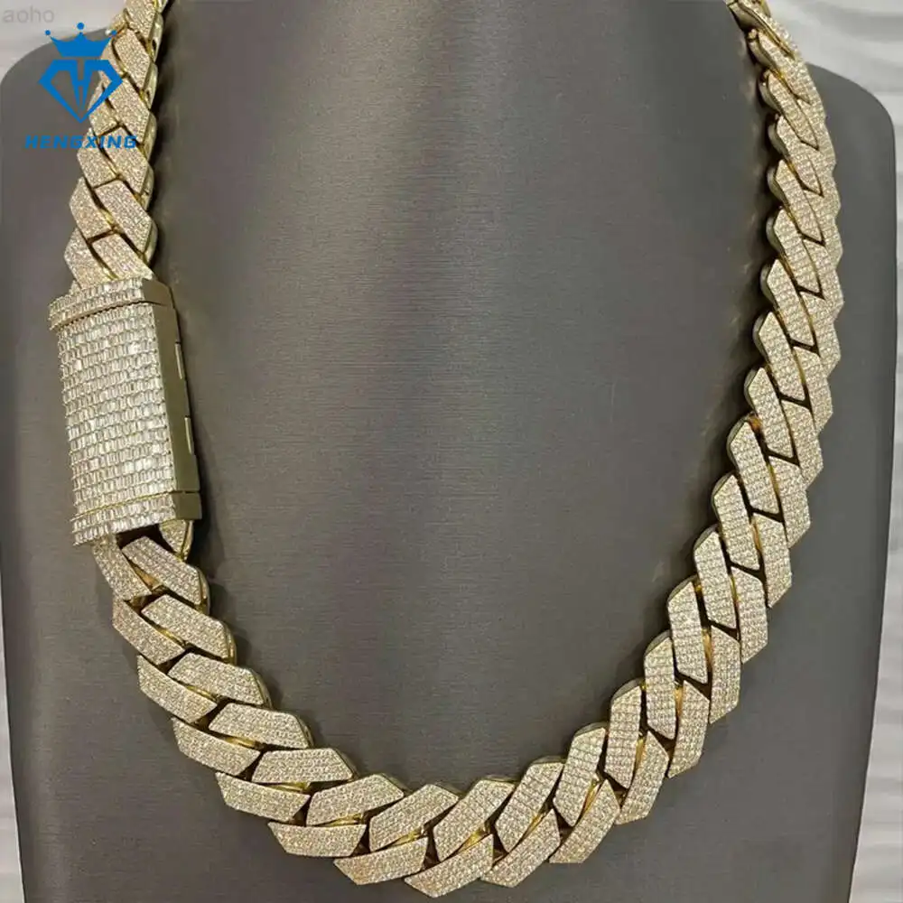 High Quality 20 Mm Gold Plated Cuban Chain Necklace Men Vvs Moissanite Miami Iced Out Cuban Link Chain
High Quality 20 Mm Gold Plated Cuban Chain Necklace Men Vvs Moissanite Miami Iced Out Cuban Link Chain