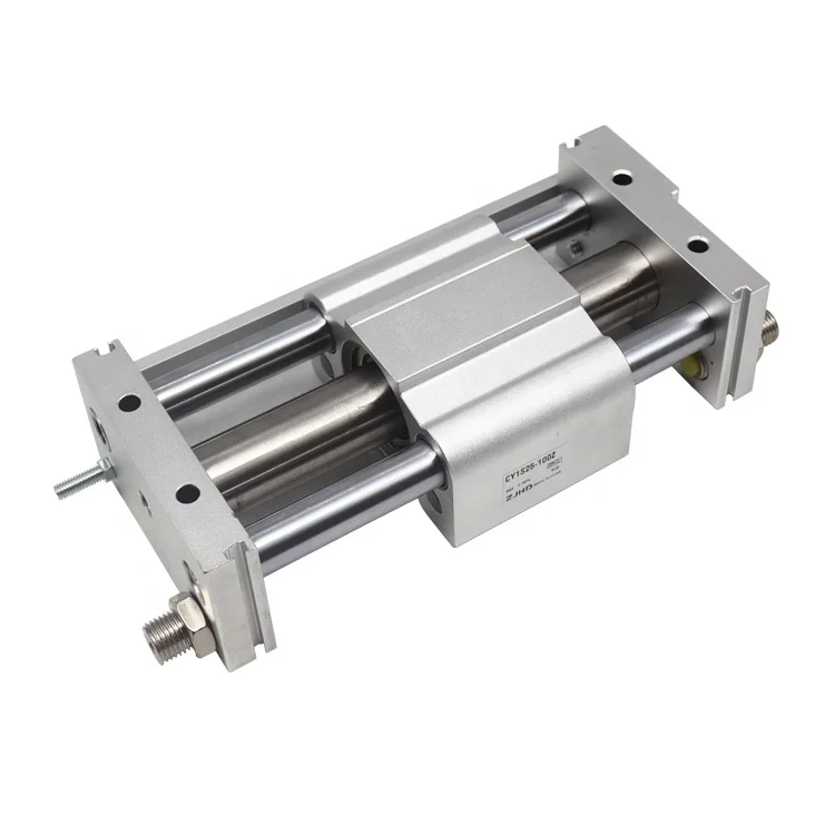 Aluminum Air Pneumatic Cylinder Tube Long Ram Jack Crane Rodless Pneumatic Cylinder 
Aluminum Air Pneumatic Cylinder Tube Long Ram Jack Crane Rodless Pneumatic Cylinder