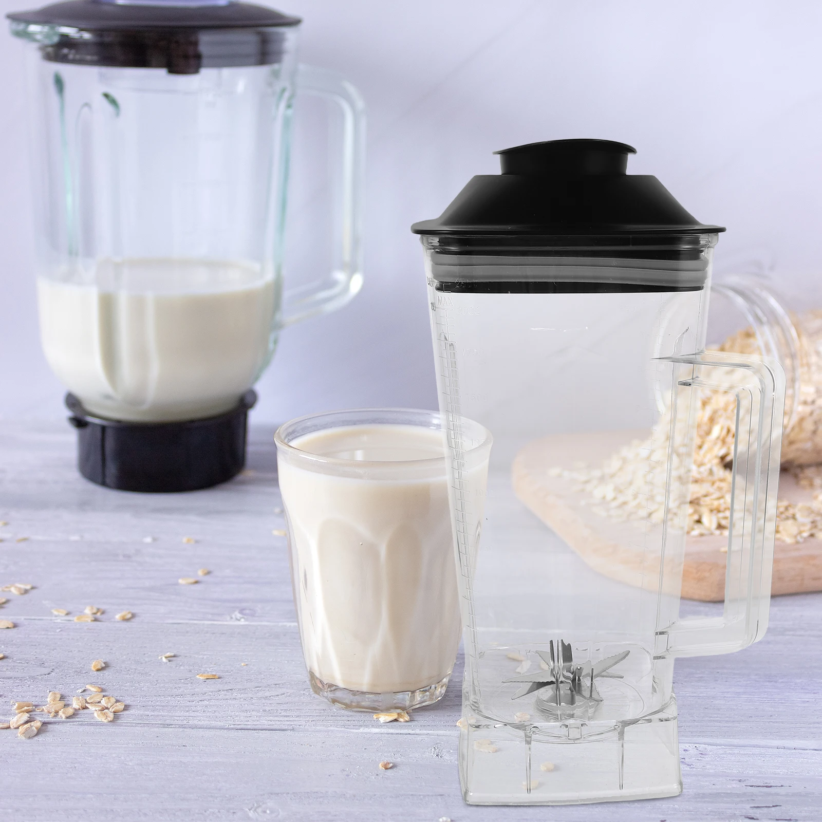 2L Thickened Sturdy Blender Jug Replacement Universal Compatible Crushing Pitcher For Commercial Soy Milk Juice Maker Durable
2L Thickened Sturdy Blender Jug Replacement Universal Compatible Crushing Pitcher For Commercial Soy Milk Juice Maker Durable
