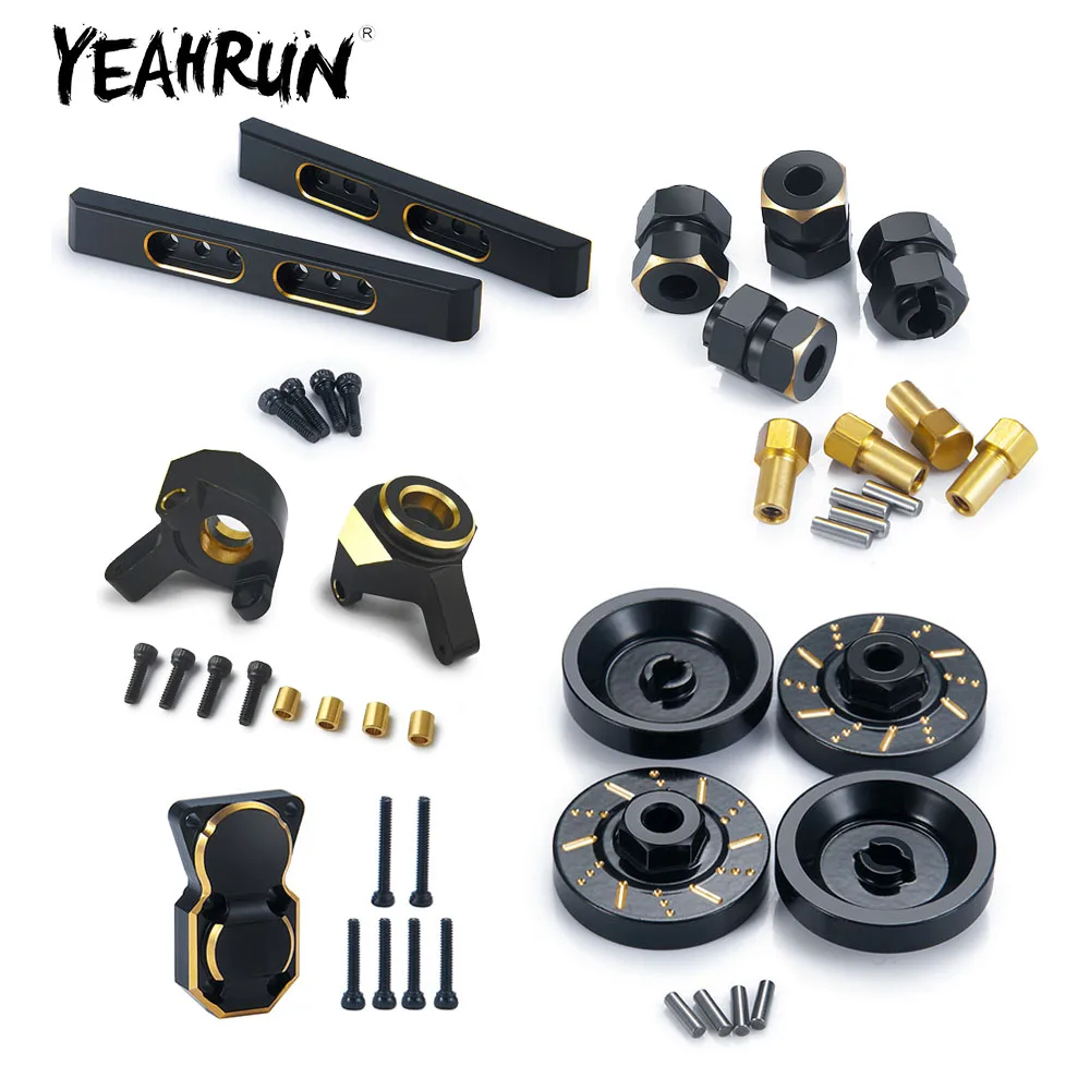 YEAHRUN 4Pcs Heavy Duty Black Coating Wheel Hubs Extended Adapter for Axial SCX24 1/24 RC Crawler Car Truck Upgrade Parts
YEAHRUN 4Pcs Heavy Duty Black Coating Wheel Hubs Extended Adapter for Axial SCX24 1/24 RC Crawler Car Truck Upgrade Parts