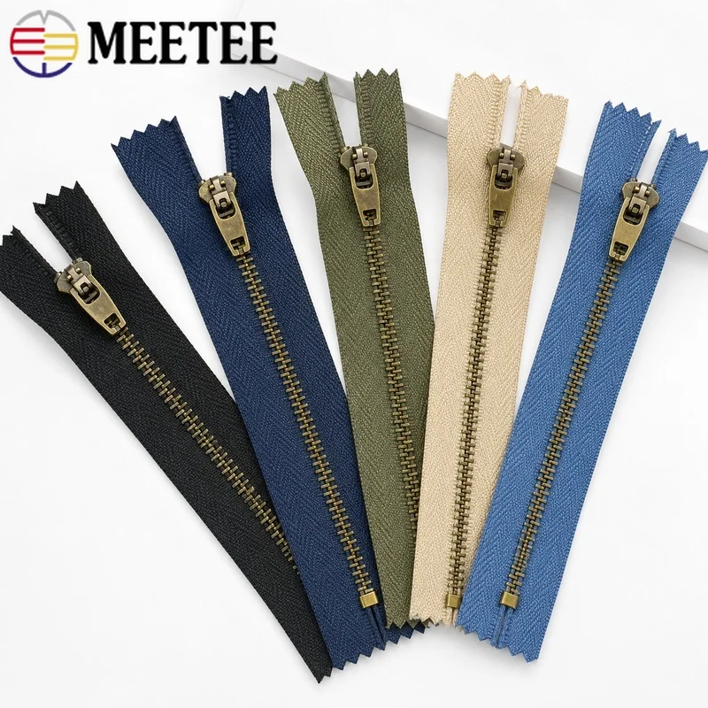 10/20Pcs 4# 10-18cm Close End Metal Zipper Auto Lock for Bags Jeans Pants Pocket Zip Repair Kits Garment Accessory Tailor Supply
10/20Pcs 4# 10-18cm Close End Metal Zipper Auto Lock for Bags Jeans Pants Pocket Zip Repair Kits Garment Accessory Tailor Supply