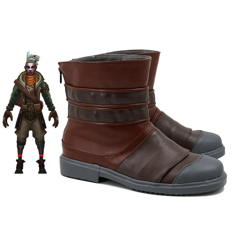 Ekko Cosplay Shoes Game LOL Arcane Hallowmas Men Woman Boots PU Leather Party Costumes Adult Party Prop
Ekko Cosplay Shoes Game LOL Arcane Hallowmas Men Woman Boots PU Leather Party Costumes Adult Party Prop