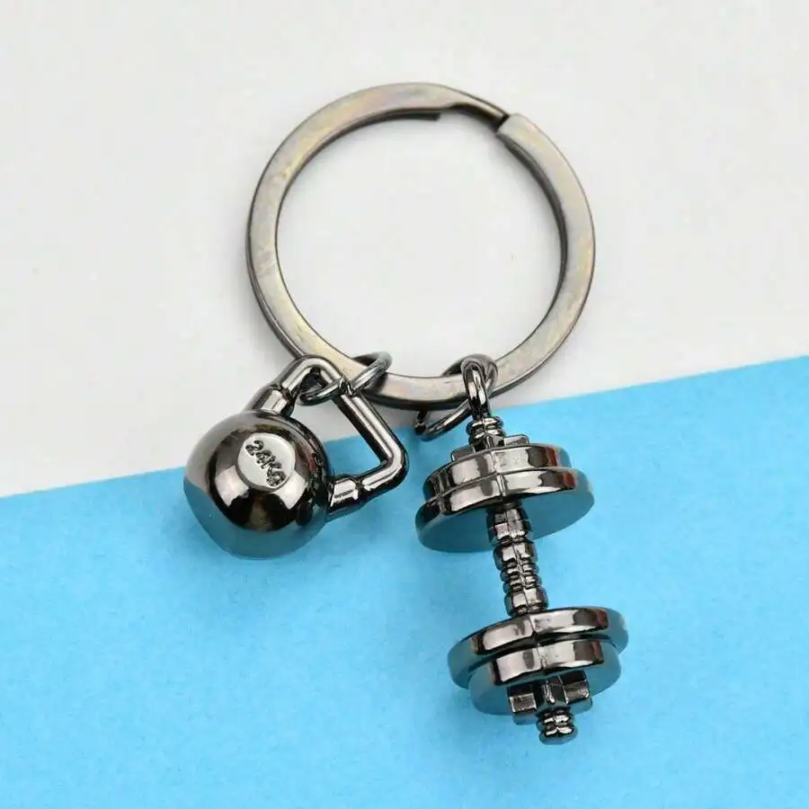 1pc Dumbbell Keychain, Fashionable Minimalist Sports Style Dumbbell Key Chain, Men's Alloy Key Accessory, Smooth Surface
1pc Dumbbell Keychain, Fashionable Minimalist Sports Style Dumbbell Key Chain, Men's Alloy Key Accessory, Smooth Surface
