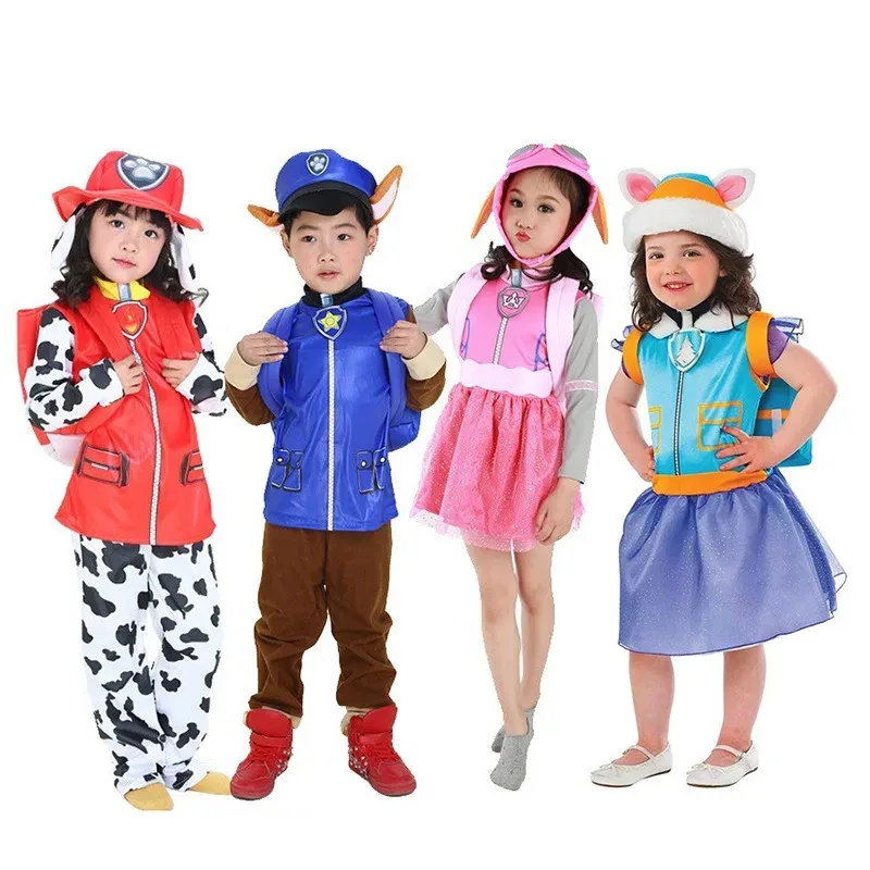 3-10year Kids Carnival Clothing Children Patrol dogs Marshall Chase Skye Cosplay Costume Girl Halloween Party Role Play vestido
3-10year Kids Carnival Clothing Children Patrol dogs Marshall Chase Skye Cosplay Costume Girl Halloween Party Role Play vestido