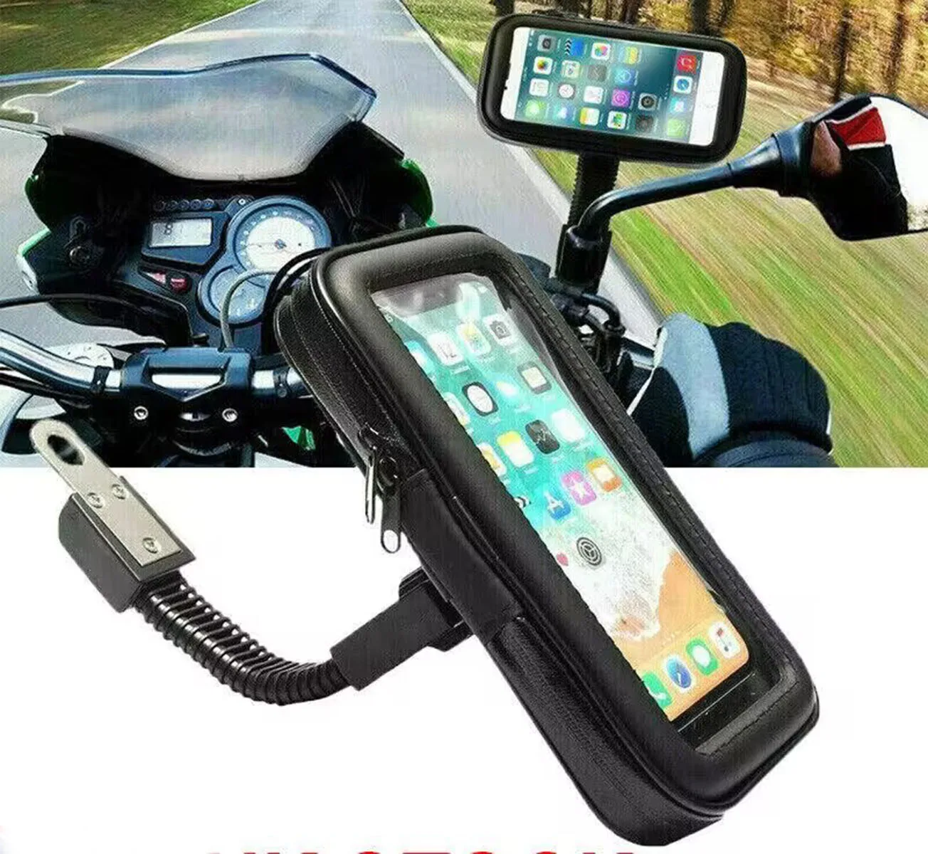 Waterproof Motorcycle Phone Holder Bag Case Motorbike Scooter Mobile Mtb Bicycle
Waterproof Motorcycle Phone Holder Bag Case Motorbike Scooter Mobile Mtb Bicycle