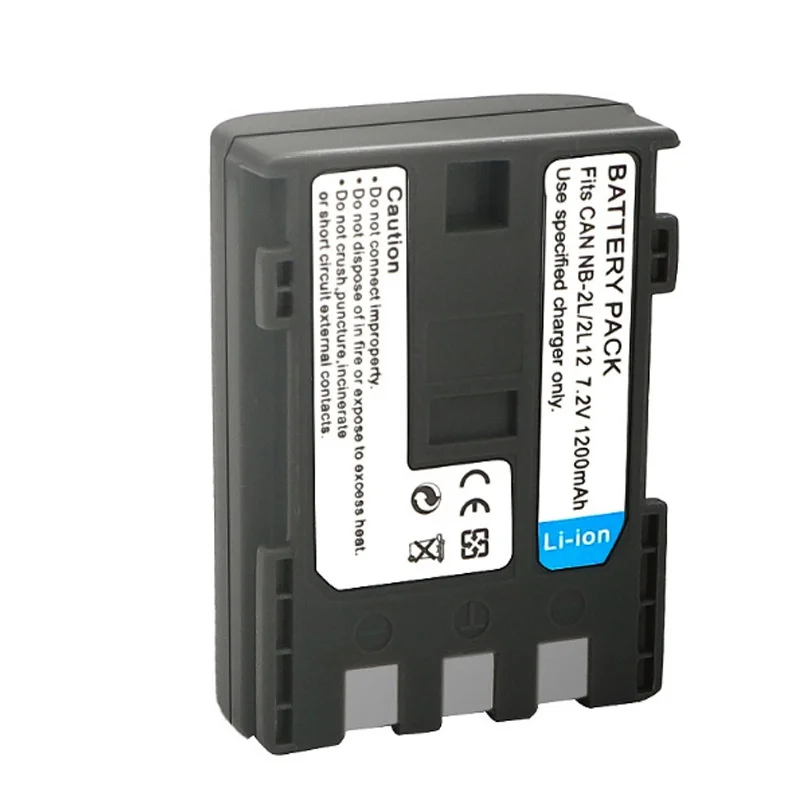 1200mAh NB-2L NB2L NB-2LH NB 2LH NB-2LH BP-2LH Battery For Canon EOS Rebel XT XTi 350D 400D G7 S80 ZR300 ZR500 ZR950 HG10 MD130
1200mAh NB-2L NB2L NB-2LH NB 2LH NB-2LH BP-2LH Battery For Canon EOS Rebel XT XTi 350D 400D G7 S80 ZR300 ZR500 ZR950 HG10 MD130
