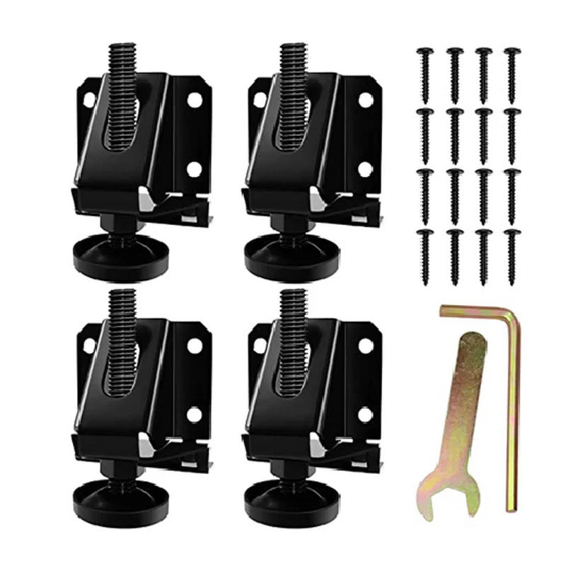 16 PCS Heavy Duty Adjustable Leveling Feet for Furniture,Hexagon Nuts Lock Furniture Legs Levelers,for Table, Cabinets
16 PCS Heavy Duty Adjustable Leveling Feet for Furniture,Hexagon Nuts Lock Furniture Legs Levelers,for Table, Cabinets