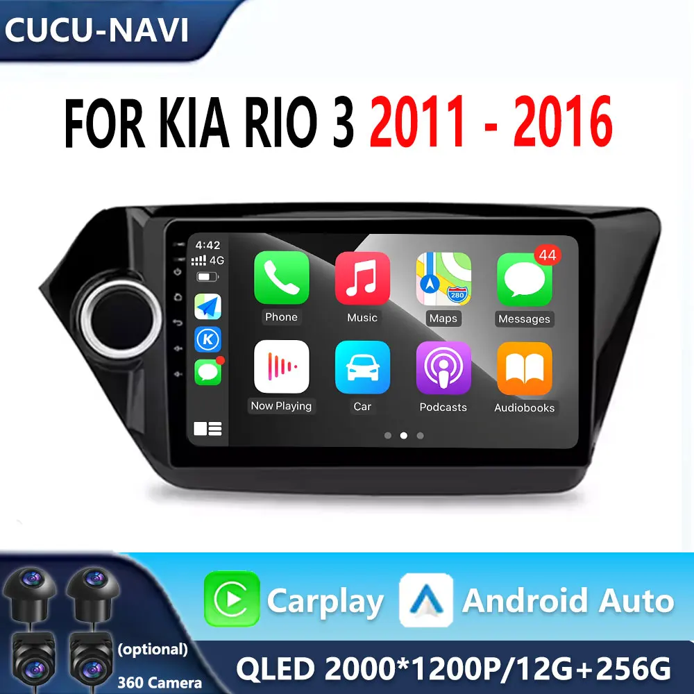 Car Radio Video For KIA RIO 3 2011 2012 2013 - 2016 Android Auto Carplay GPS Navigation Multimedia Player WiFi DSP Stereo Tools
Car Radio Video For KIA RIO 3 2011 2012 2013 - 2016 Android Auto Carplay GPS Navigation Multimedia Player WiFi DSP Stereo Tools