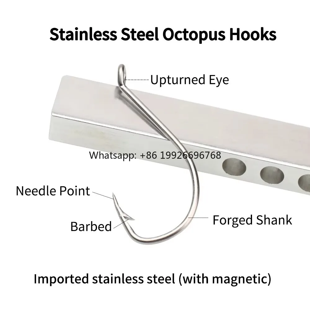 Stainless Steel Octopus Hook Saltwater Fish Hooks Sea Fishing Terminal Tackle 1/0 2/0 3/0 4/0 5/0 7/0 6/0 8/0 9/0 10/0 factory
Stainless Steel Octopus Hook Saltwater Fish Hooks Sea Fishing Terminal Tackle 1/0 2/0 3/0 4/0 5/0 7/0 6/0 8/0 9/0 10/0 factory