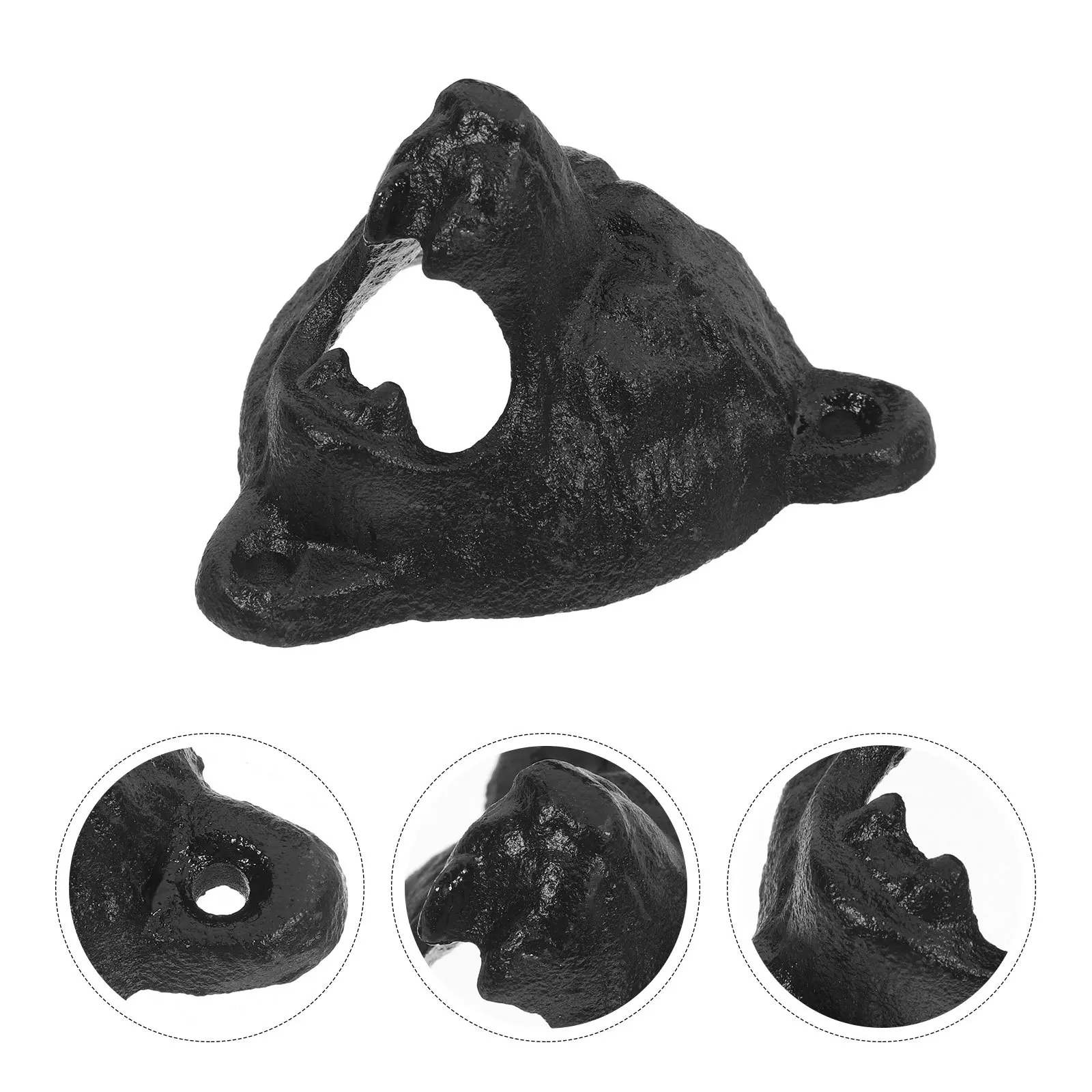Wall Mounted Bear Head Bottle Opener Cast Iron Black Rustic Metal Beer Cap Remover Home Bar Kitchen Decor Unique Animal Teeth
Wall Mounted Bear Head Bottle Opener Cast Iron Black Rustic Metal Beer Cap Remover Home Bar Kitchen Decor Unique Animal Teeth