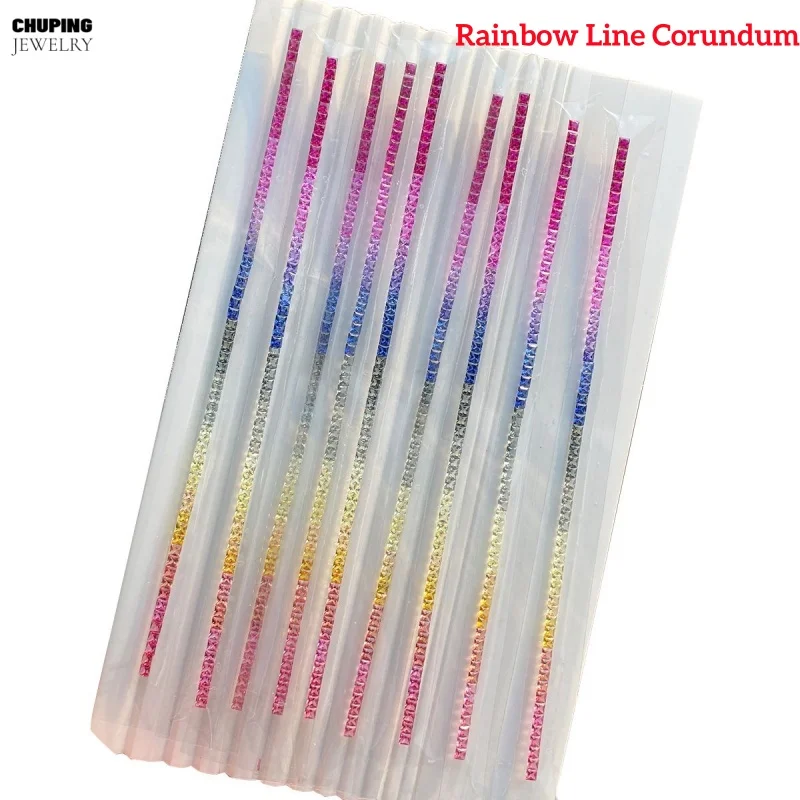Hot Sale 5A Grade Square Prencess Cut Rainbow Line Corundum 2x2-4x4mm Loose Gemstones Synthetic Corundum For Making Fine Jewelry
Hot Sale 5A Grade Square Prencess Cut Rainbow Line Corundum 2x2-4x4mm Loose Gemstones Synthetic Corundum For Making Fine Jewelry