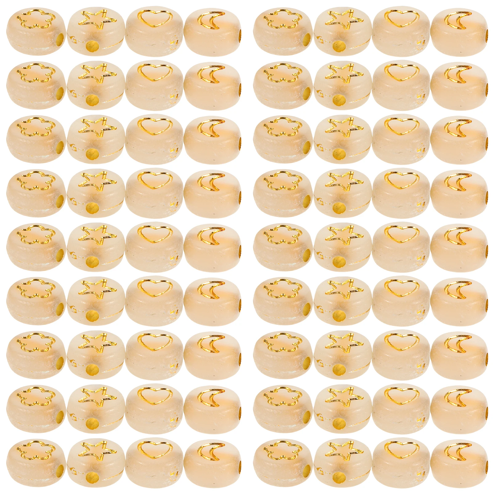 600 Pcs Necklace Luminous Beaded Jewelry Glow Dark Crafting Supplies Accessories Loose Acrylic Petal Beads Star Spacer Golden 
600 Pcs Necklace Luminous Beaded Jewelry Glow Dark Crafting Supplies Accessories Loose Acrylic Petal Beads Star Spacer Golden