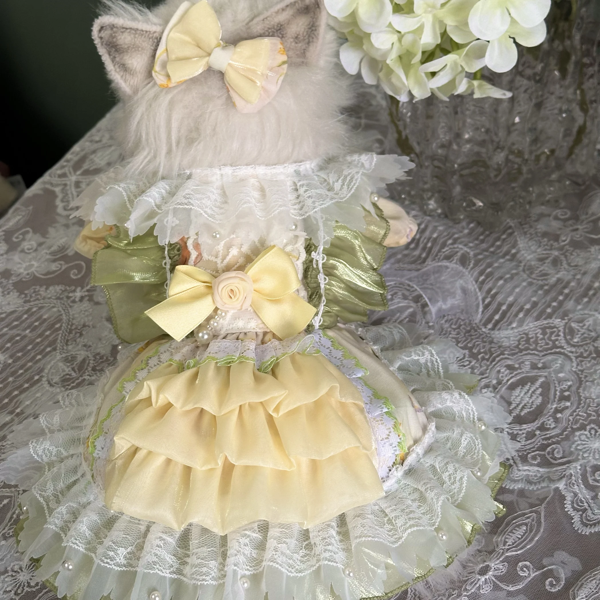 Lovely Pet Dog Clothes Fashion Elegant Yellow Green Party Princess Dresses For Small Medium Dog Yorkshire Puppy Cats Clothing
Lovely Pet Dog Clothes Fashion Elegant Yellow Green Party Princess Dresses For Small Medium Dog Yorkshire Puppy Cats Clothing