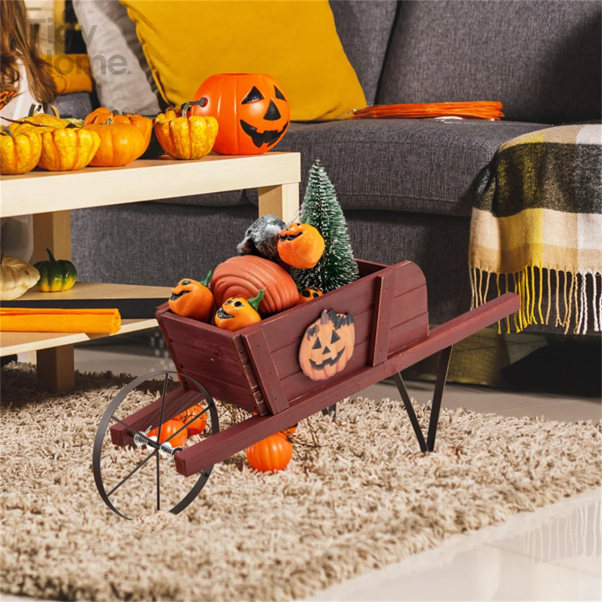 2 In 1 Wheelbarrow Planter,Wooden Wagon Planter with 9 Magnetic Accessories for Garden Yard, plant container, hand cart
2 In 1 Wheelbarrow Planter,Wooden Wagon Planter with 9 Magnetic Accessories for Garden Yard, plant container, hand cart