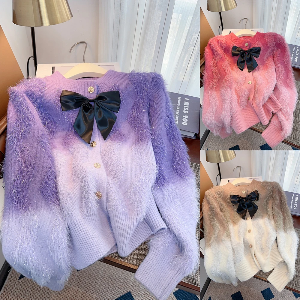 Vintage Korean Style Stand Collar Sweater Thickened Jacket Autumn/Winter Age-Reducing Embroidery Knitted Cardigan University Top
Vintage Korean Style Stand Collar Sweater Thickened Jacket Autumn/Winter Age-Reducing Embroidery Knitted Cardigan University Top