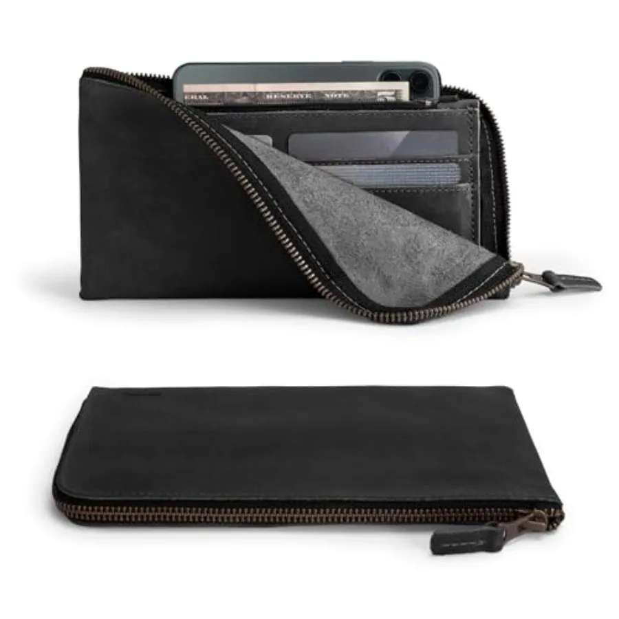 Long Zippered Wallet Handmade from Full Grain Leather
Long Zippered Wallet Handmade from Full Grain Leather
