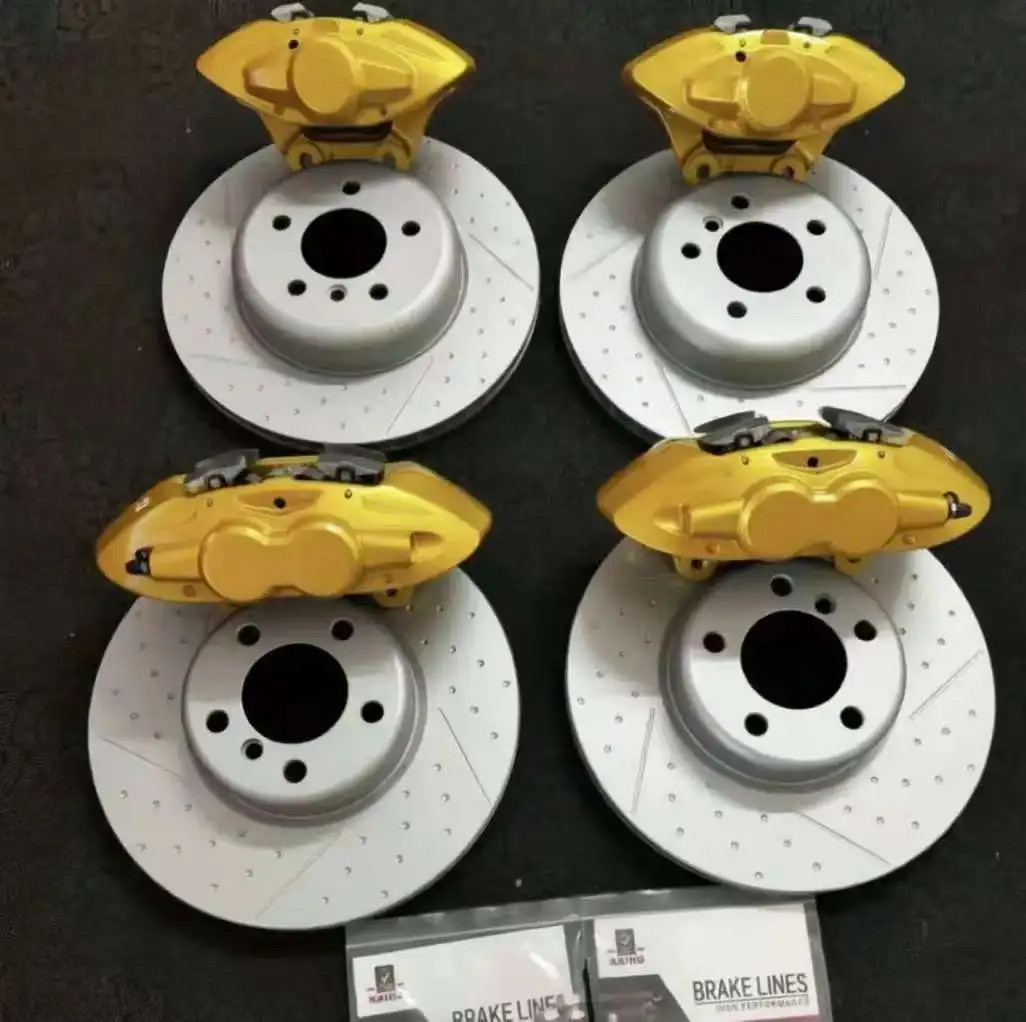 M Performance Brake Caliper Kit Front 4-Piston Rear 2-Pot 345mm Disc Brake Pads for F30
M Performance Brake Caliper Kit Front 4-Piston Rear 2-Pot 345mm Disc Brake Pads for F30