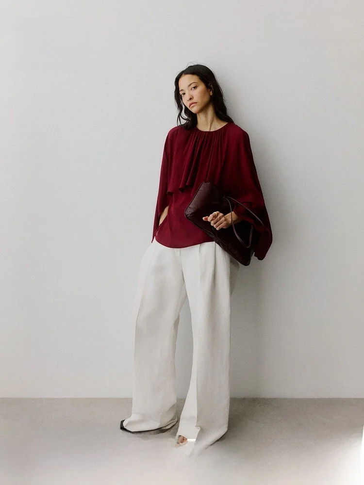 Effortless Elegant Fashionable Women's Shirt H&M Summer 2026 Asymmetrical Pleated round Neck Sleeveless Casual Style
Effortless Elegant Fashionable Women's Shirt H&M Summer 2026 Asymmetrical Pleated round Neck Sleeveless Casual Style