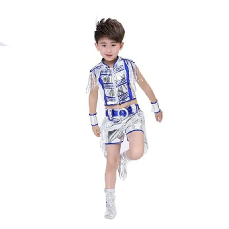 Children's jazz dance dress Children's sequins street boys and girls modern dance stage show ropa hip hop niña suit
Children's jazz dance dress Children's sequins street boys and girls modern dance stage show ropa hip hop niña suit