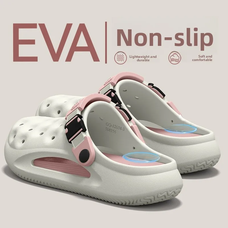 Women's Summer 2026 New Style Holey Shoes Outdoor Wear Anti-Slip Arch Support Comfortable Thick Bottom EVA Slippers
Women's Summer 2026 New Style Holey Shoes Outdoor Wear Anti-Slip Arch Support Comfortable Thick Bottom EVA Slippers