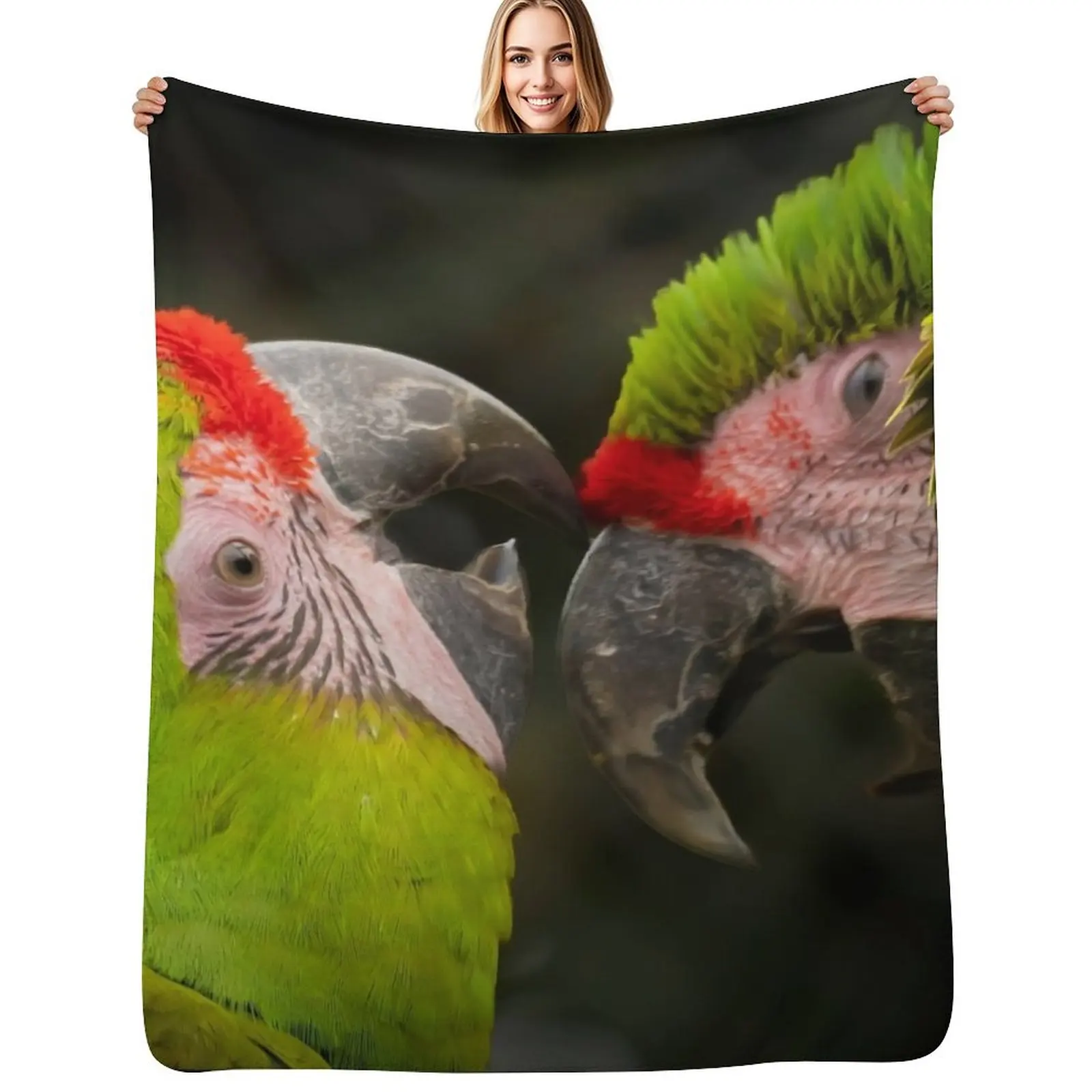 The Great Green Macaw Throw Blanket Fade Resistant Durable Throw Blanket
The Great Green Macaw Throw Blanket Fade Resistant Durable Throw Blanket