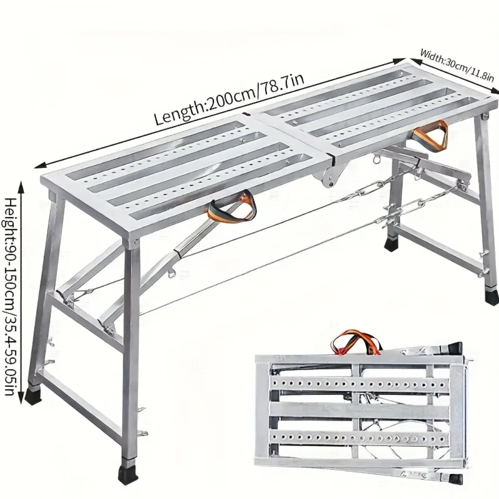 This Is a Versatile And Collapsible Scaffolding Work Platform That Can Be Used As a Ladder, Stool, Or Bench.
This Is a Versatile And Collapsible Scaffolding Work Platform That Can Be Used As a Ladder, Stool, Or Bench.