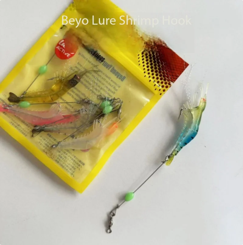 Bionic Shrimp Lure Bionic Shrimp Action Luminous Equipped Hook Natural Slow Sink 9.5cm Standard Size Bag Package for Bass Perch
Bionic Shrimp Lure Bionic Shrimp Action Luminous Equipped Hook Natural Slow Sink 9.5cm Standard Size Bag Package for Bass Perch