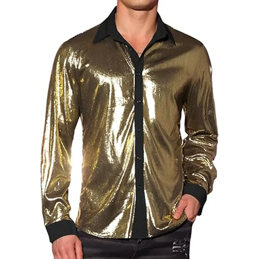 Daily Night Club Long Sleeve Button Down Dress Up Night Club Shirt Polyester Fabric Regular Length Band Collar
Daily Night Club Long Sleeve Button Down Dress Up Night Club Shirt Polyester Fabric Regular Length Band Collar
