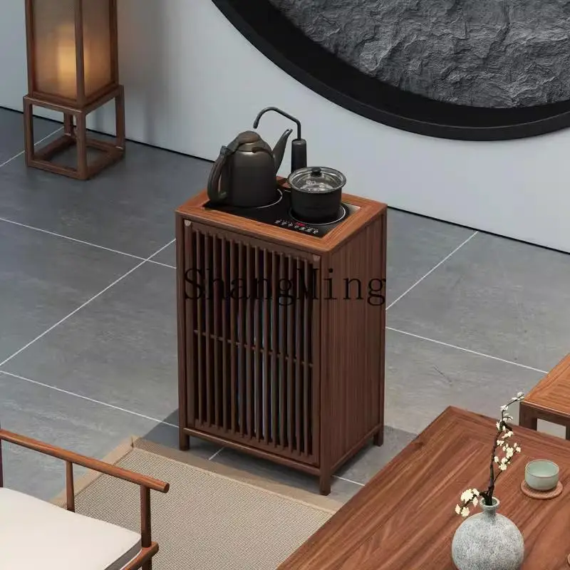 CL New Chinese Tea Cabinet Solid Wood Bottom Bucket Small Tea Black Walnut Tea Side Cabinet Side
CL New Chinese Tea Cabinet Solid Wood Bottom Bucket Small Tea Black Walnut Tea Side Cabinet Side