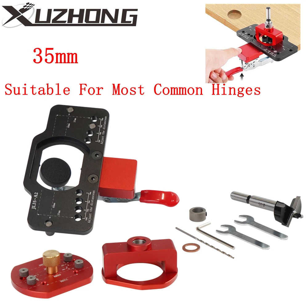 35mm Hinge Jig Woodworking Drilling Hole Guide Household Hole Opener Tools Locator Door Concealed Installation Puncher Template
35mm Hinge Jig Woodworking Drilling Hole Guide Household Hole Opener Tools Locator Door Concealed Installation Puncher Template