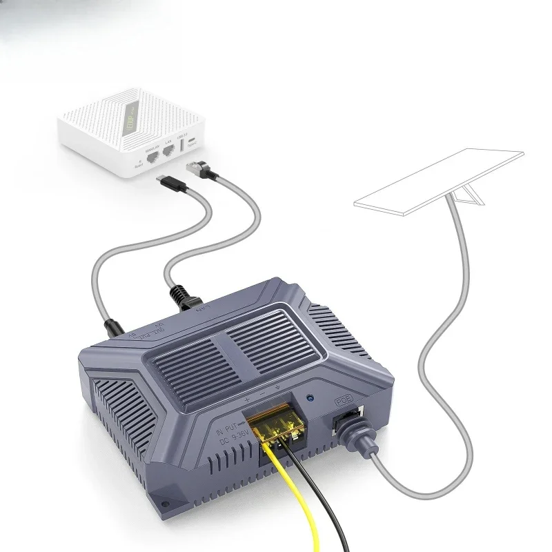 Injector 200W Starlink compatible satellite internet device with Type-C and USB output
Injector 200W Starlink compatible satellite internet device with Type-C and USB output