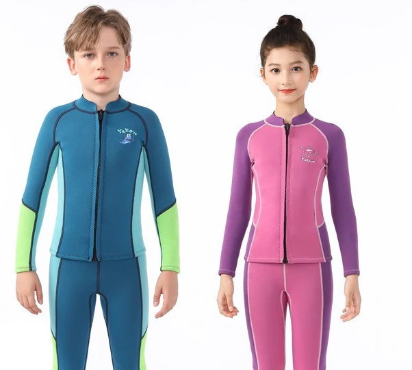 Fanceey 2.5mm Children's Wetsuit Boys' Split Swimsuit Warm Long Sleeve Sunscreen Surfing Snorkeling Jellyfish Suit Girl
Fanceey 2.5mm Children's Wetsuit Boys' Split Swimsuit Warm Long Sleeve Sunscreen Surfing Snorkeling Jellyfish Suit Girl