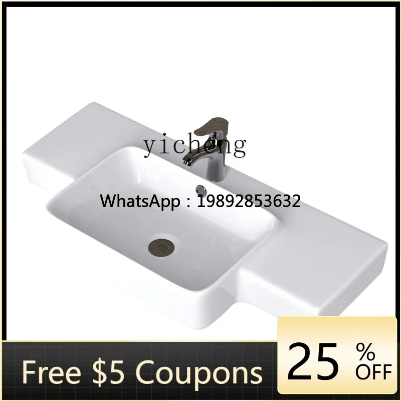 Y1 Wash Basin Integrated Inter-Platform Basin Wash Basin Bathroom Ceramic Washbasin
Y1 Wash Basin Integrated Inter-Platform Basin Wash Basin Bathroom Ceramic Washbasin